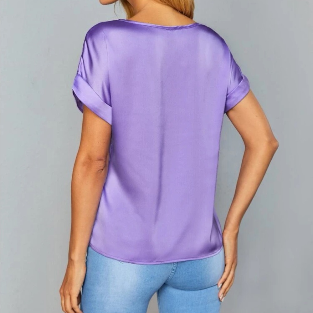 Luxe cuff sleeve blouse - Picture 6 of 16